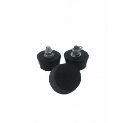 Gummifötter med skruv /st