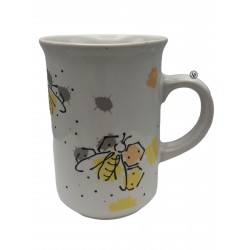 Mugg keramik med bimotiv